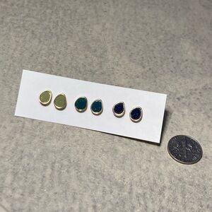 Set of Stud Earrings